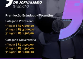 Prêmio Sebrae de Jornalismo paga até R$ 5 mil a reportagens no Tocantins
