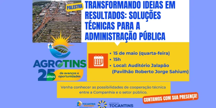 Tocantins Parcerias apresenta soluções técnicas para a administração pública na Agrotins 2025
