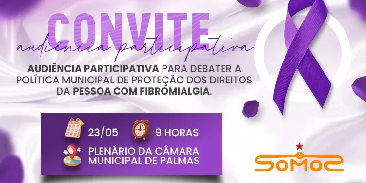 Coletivo SOMOS promove audiência participativa para discutir política de proteção às pessoas com fibromialgia