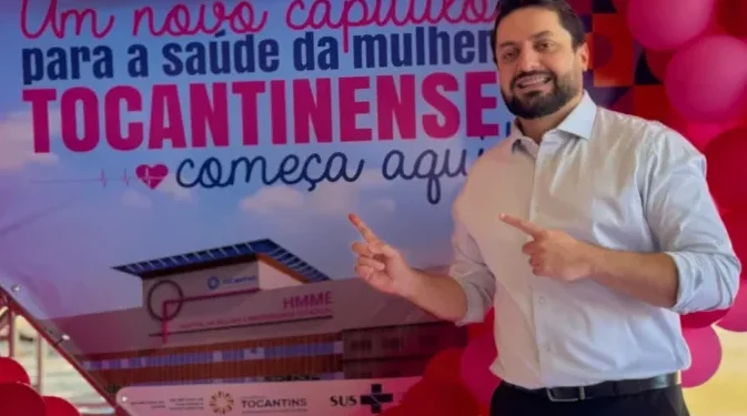 Vereador Dr. Vinicius Pires participa da solenidade de ordem de serviço do novo Hospital da Mulher e Maternidade Estadual do Tocantins