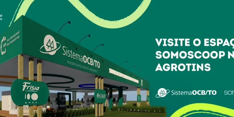 Cooperativismo em destaque na Agrotins 25 Anos – Espaço SomosCoop está aberto para a imprensa e lideranças do agro
