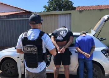 Momento das prisões realizadas pela 1ª Denarc - Créditos -Fotos - PC/TO