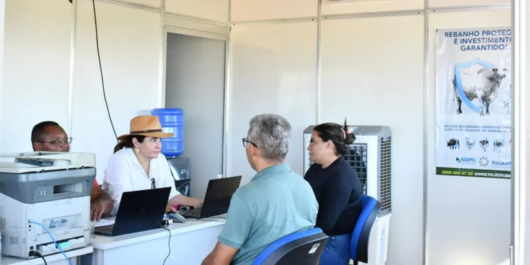 Adapec disponibiliza serviço de atendimento aos produtores para declaração de informações pecuária na Agrotins 25 anos