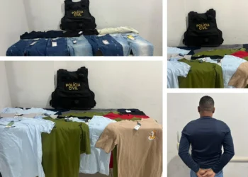Polícia Civil recupera dezenas de roupas furtadas e prende receptador em Palmas / Foto : DICOM SSP TO