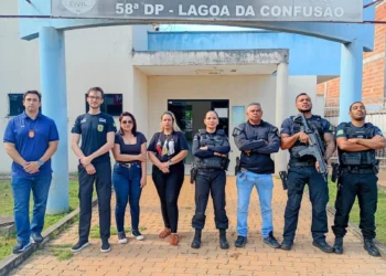 Homem foi preso após ação da 58ª DP de Lagoa da Confusão - Foto: DICOM SSP TO