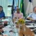 Presidente Assis Moura e vice Branquinho participam de reunião na sede do TCE em Palmas