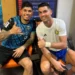 Erison, do Kawasaki Frontale, bateu papo com Cristiano Ronaldo após o jogo — Foto: Arquivo Pessoal