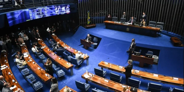 Plenário do Senado Federal durante sessão • 30/10/2024 - Jonas Pereira/Agência Senado