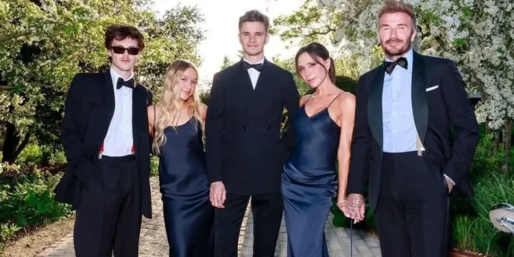 Briga familiar deixa filho de fora da festa 50 anos de Beckham, diz site