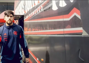 Rossi, goleiro do Flamengo, em viagem do clube para a Argentina • Flickr/Flamengo