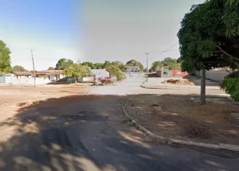 Distrito Escola Brasil fica na zona rural de Porto Nacional — Foto: Google Street Views/Reprodução