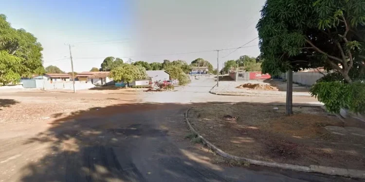 Distrito Escola Brasil fica na zona rural de Porto Nacional — Foto: Google Street Views/Reprodução