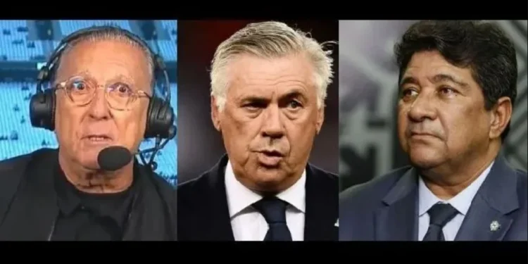 Galvão Bueno faz alerta sobre Ancelotti na Seleção: “E se o Ednaldo cair?”