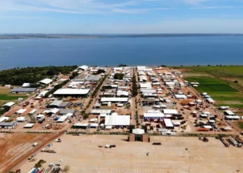 Vista aérea do parque da Agrotins pronto para receber os visitantes a partir desta terça-feira, 13, em Palmas - Adilvan Nogueira/Governo do Tocantins