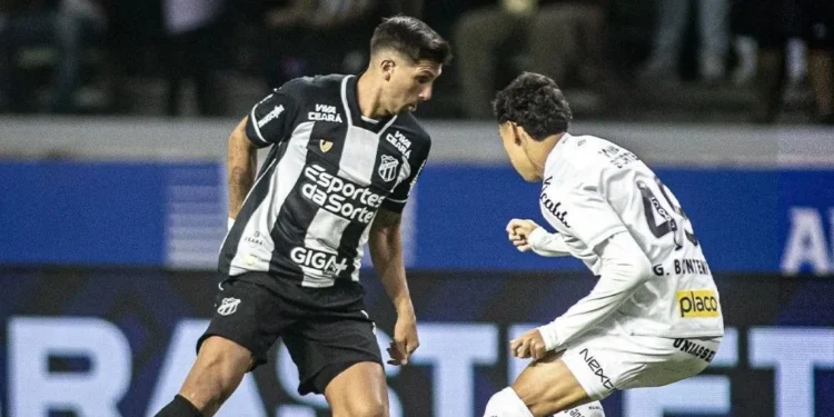 Santos empata com o Ceará e segue na zona de rebaixamento do Brasileirão