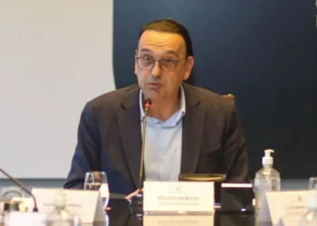 Felício Ramuth, vice-governador de São Paulo, durante reunião • Governo de São Paulo/Flickr