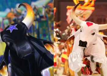 Caprichoso e Garantido começam a disputar o Festival de Parintins nesta sexta-feira (28) • Alex Pazuello e Lucas Silva/Secom AM