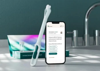 O Teal Wand, que será fornecido no kit de coleta domiciliar da Teal Health, exigirá receita médica nos EUA • Divulgação/Teal Health