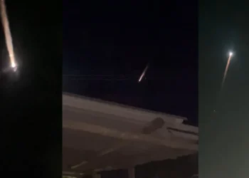 O fenômeno foi visto nos estados da Bahia, Brasília, Mato Grosso, Goiás e Minas Gerais • Reprodução/Redes Sociais