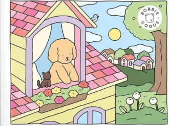 Atividades desconectadas e criativas como colorir oferecem momentos de relaxamento, ludicidade e foco • Reprodução / HarperCollins