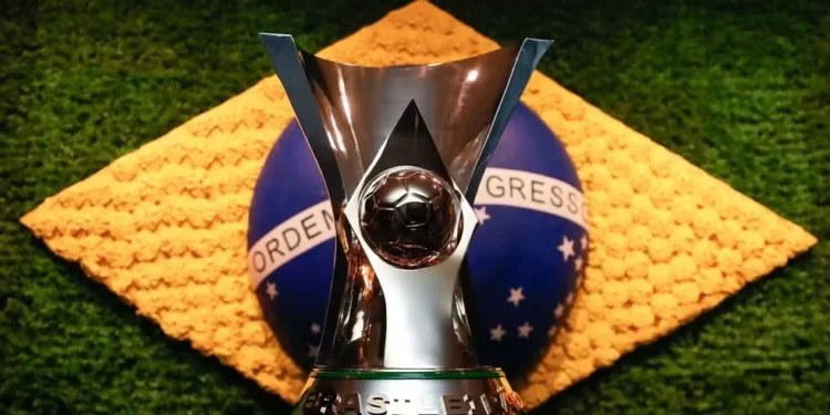 Troféu da Série A do Brasileiro Brasileirão — Foto: Lívia Villas Boas/CBF