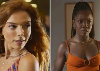 Kamila e Leo em "Dona de Mim" • Reprodução/Globoplay