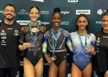 Brasil conquista dois ouros e sete medalhas na Copa do Mundo de Ginástica Artística em Koper, na Eslovênia • Divulgação/CBG