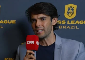 Kaká, presidente da Kings League Brazil • Reprodução