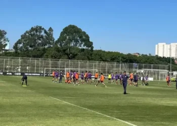 Treino do Corinthians na véspera do duelo contra o Novorizontino • Iúri Medeiros/Itatiaia