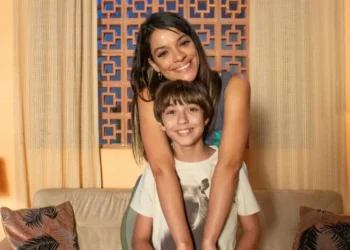 Jorginho (Rafael Fuchs) e Lucimar (Ingrid Gaigher) • Globo/ Angélica Goudinho