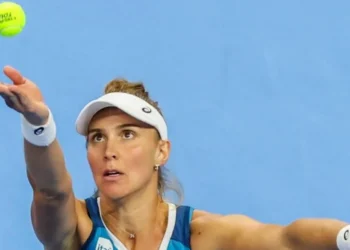 Bia Haddad durante jogo • Foto: @biahddadmaia