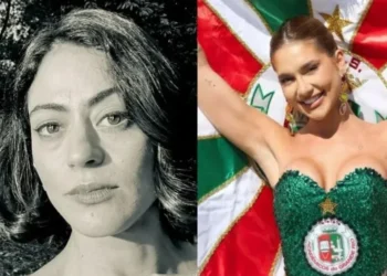 Carol Castro criticou escolha da agremiação tricolor, anunciada nesta quinta (22) • Instagram/Carol Castro/Virginia Fonseca