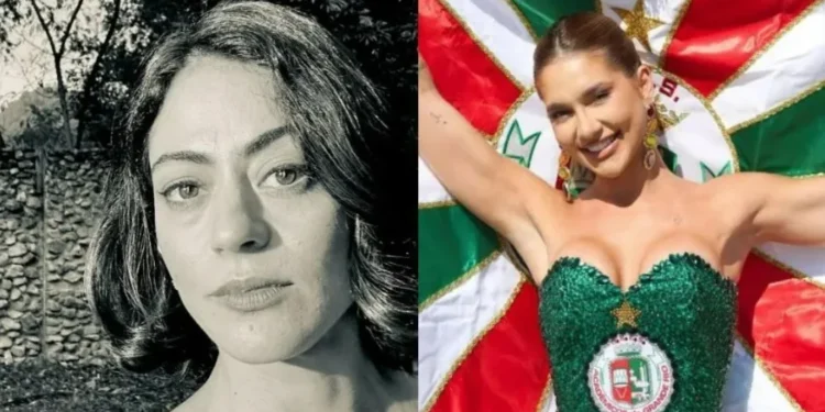 Carol Castro criticou escolha da agremiação tricolor, anunciada nesta quinta (22) • Instagram/Carol Castro/Virginia Fonseca