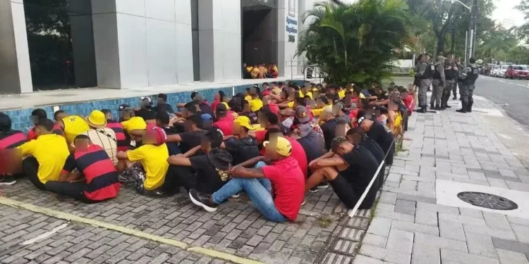 Polícia prende 166 membros de organizada antes de Sport x Internacional