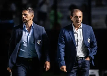 Emiliano Díaz e Ramón Díaz, Vasco — Foto: Leandro Amorim / Vasco