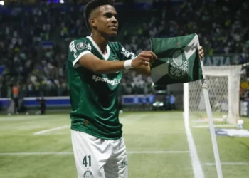 Estêvão se despediu do Allianz Parque com vitória contra o Sporting Cristal • Foto: VINICIUS NUNES/AGÊNCIA F8/ESTADÃO CONTEÚDO