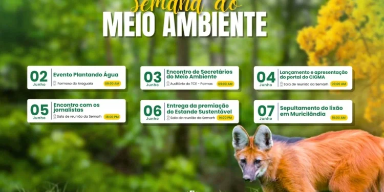 Compromisso com o futuro: Governo do Tocantins realiza maior programação ambiental já vista no Estado