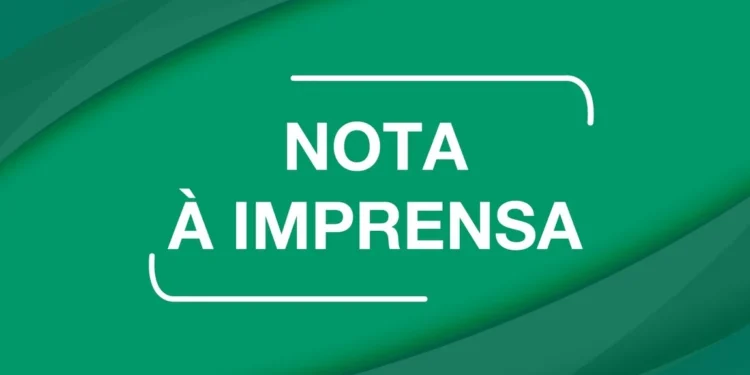 Nota à Imprensa