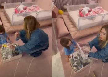 Maria Alice ganhou presente de seu pai, Zé Felipe, que cumpre agenda de shows em Portugal • Instagram/Zé Felipe