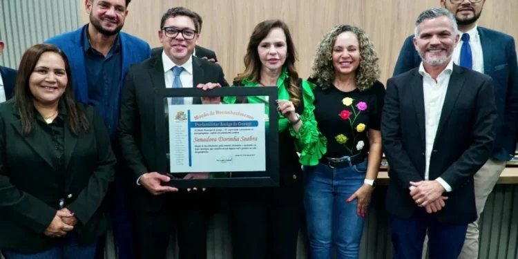 Prefeita Josi Nunes prestigia homenagem da Câmara Municipal à senadora Professora Dorinha pelos investimentos em Gurupi