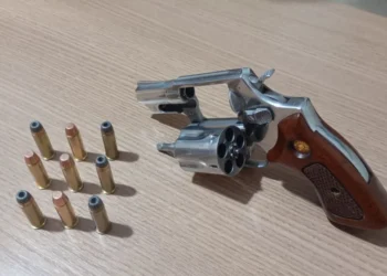 armamento apreendido.