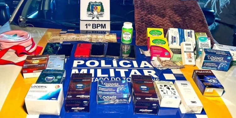 Mulheres venezuelanas e colombiano são presos por furtar farmácias em Palmas; produtos somam R$ 20 mil