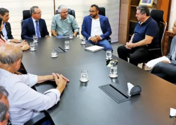 Secretário da Fazenda, Donizeth Silva, representa o governador Wanderlei Barbosa em reunião com empresários do Frigorífico Estrela