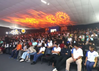 Professores de matemática, física, química e biologia, da rede estadual, participaram da entrega dos kits de robótica e formação "Robótica em Ação" (Créditos: Eziel Araújo/Governo do Tocantins)