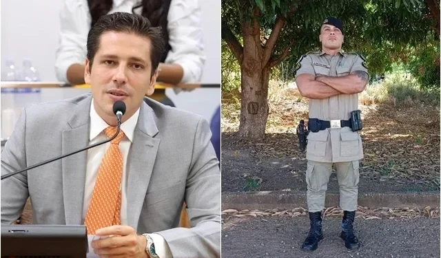 Olyntho homenageia PM que salvou mulher de feminicídio em Palmas