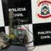 Parafusadeira, tipo martelete, e uma serra mármore foram furtados de obra - Divulgação PC/TO