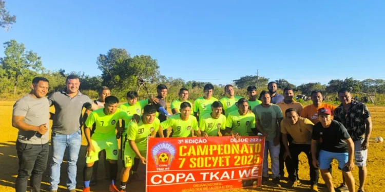 Tocantínia: Realizada grande final da 3ª Edição do Campeonato 7 Socyet  Copa Tkai We na Aldeia Ktêpõ