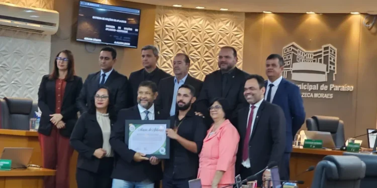 Delegado Regional de Paraíso do Tocantins é homenageado na Câmara de Vereadores pelo trabalho da Polícia Civil