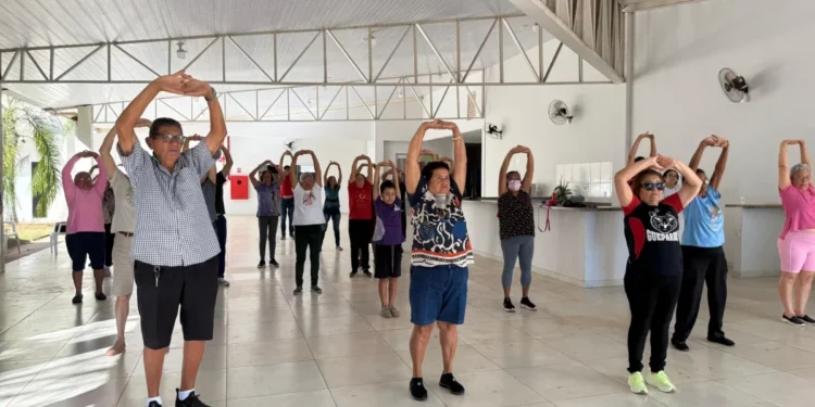 Idosos praticaram exercícios de alongamento e fortalecimento muscular com a técnica de Lian Gong em 18 terapias - Foto: Gabriela Letrari