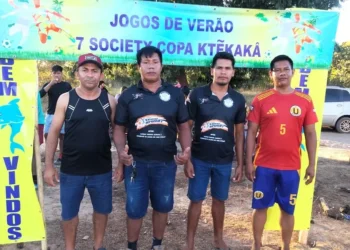 Secretário de Esportes prestigia abertura dos Jogos de Verão 7 Society em aldeia indígena